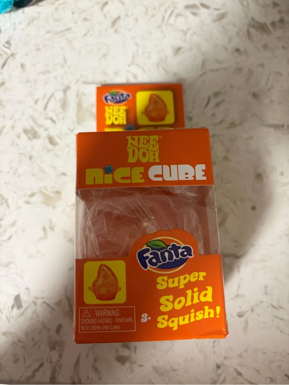 Nee Doh Nice Cube - Orange Super Solid Squish (Orange)